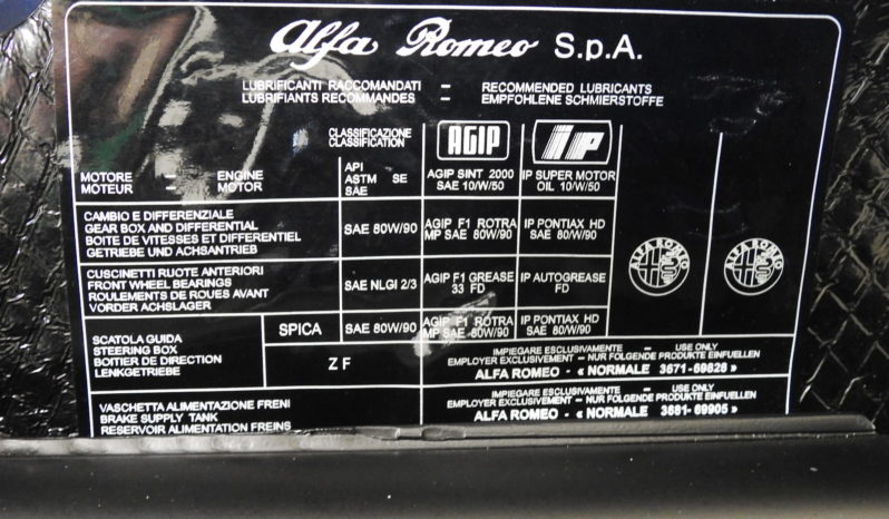 ALFA ROMEO GIULIA NUOVA SUPER DIESEL TIPO 115.40 1760CC 55CV – MOTORE PERKINS TIPO 108U – SUPER RESTAURO STELLATO, MANIACALE (1977)